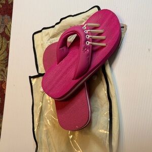 Women’s Pink Platform Flip Flop Sandals
